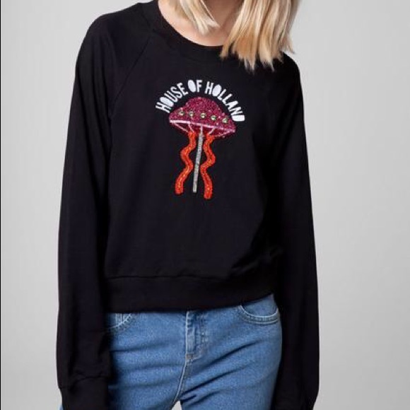 NWT House of Holland Spaceship Sweatshirt - Picture 2 of 9